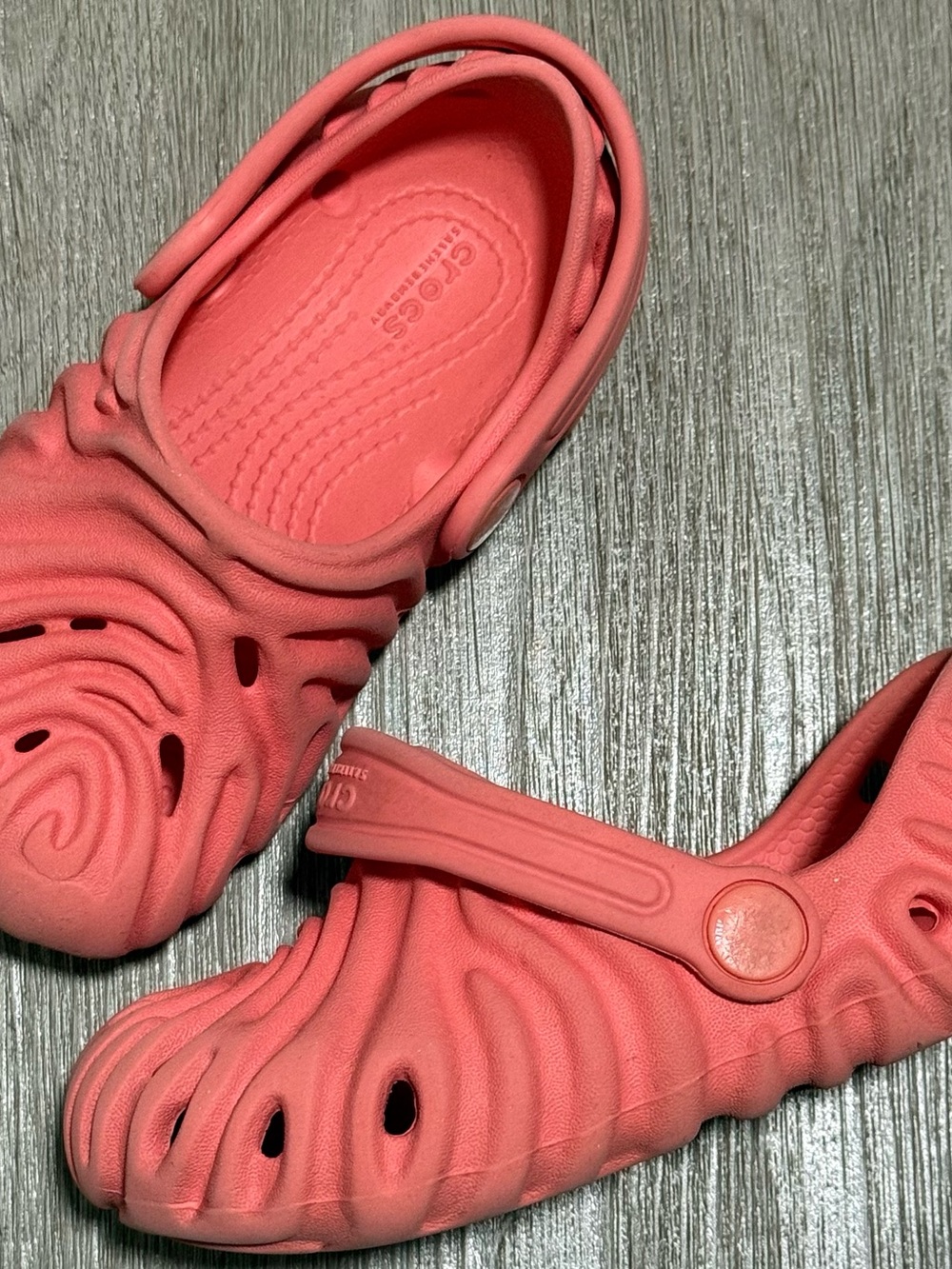 Salehe Bembury Crocs Pollex Clog Begonia Coral Pink Kids Toddler Size C8